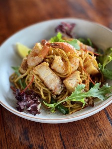 Hokkien mee with sambal chilli