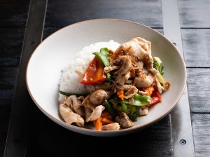 Oyster sauce w/rice