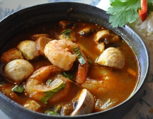 Tom yum Prawn 